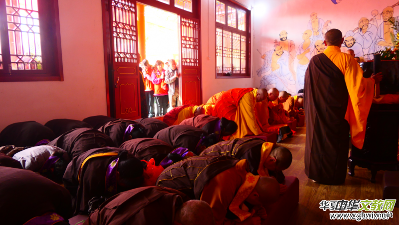 佛陀山淄博竹林寺开光法会暨庆祝中华人民共和国成立70周年禅林书画展举行