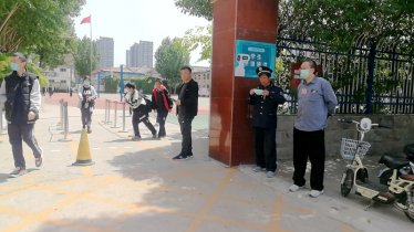 邯郸市十一中学西校区整改促进文明风尚