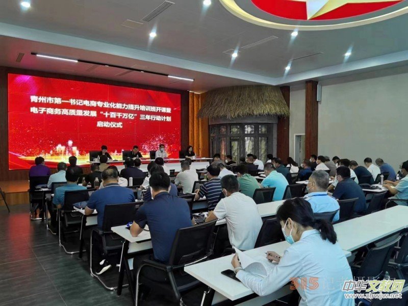 青州电商+产业带推进经济高质量发展