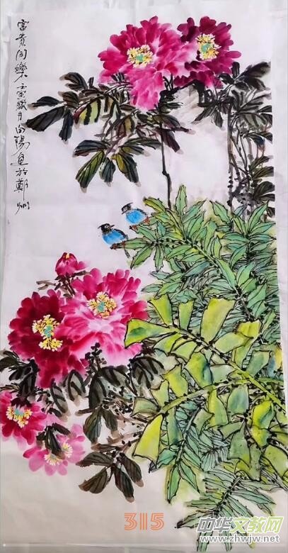 花鸟画家白阳作品赏析