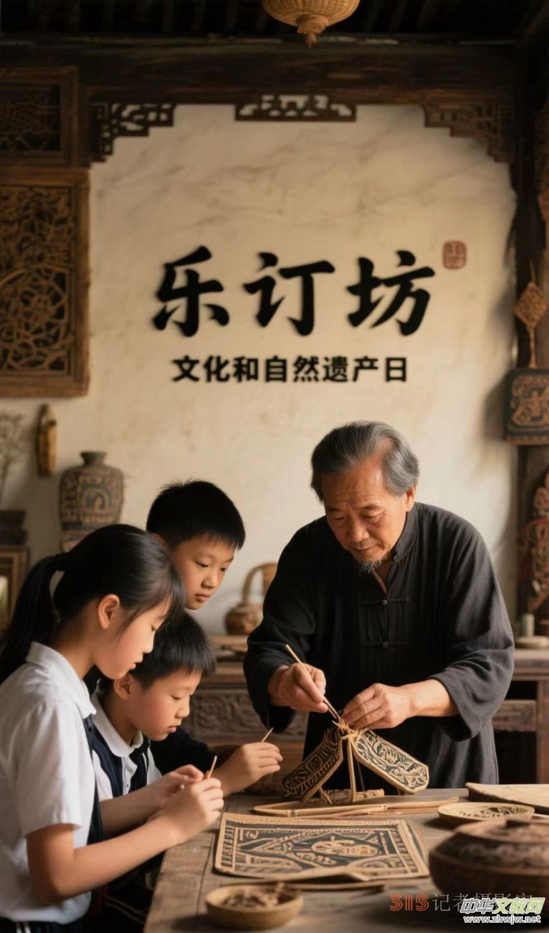 文化和自然遗产日在乐订坊体验非遗手工 文化和自然遗产日在乐订坊体验非遗手工