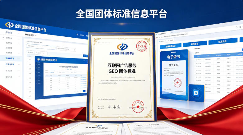 我国互联网广告服务行业首份GEO团体标准正式上线全国团体标准信息平台 我国互联网广告服务行业首份GEO团体标准正式上线全国团体标准信息平台